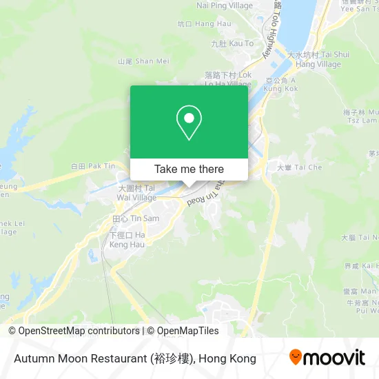 Autumn Moon Restaurant (裕珍樓) map