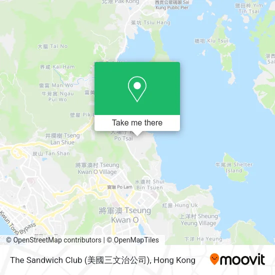 The Sandwich Club (美國三文治公司) map