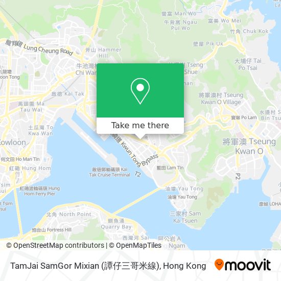 TamJai SamGor Mixian (譚仔三哥米線) map