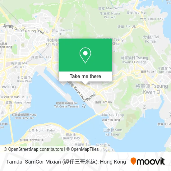 TamJai SamGor Mixian (譚仔三哥米線) map
