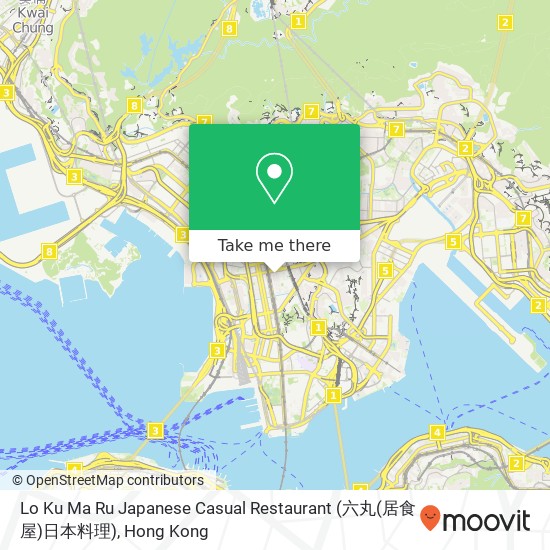 Lo Ku Ma Ru Japanese Casual Restaurant (六丸(居食屋)日本料理)地圖