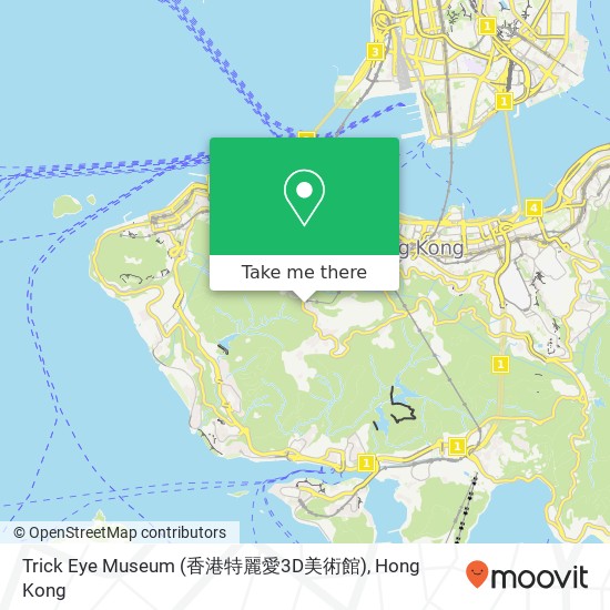 Trick Eye Museum (香港特麗愛3D美術館)地圖