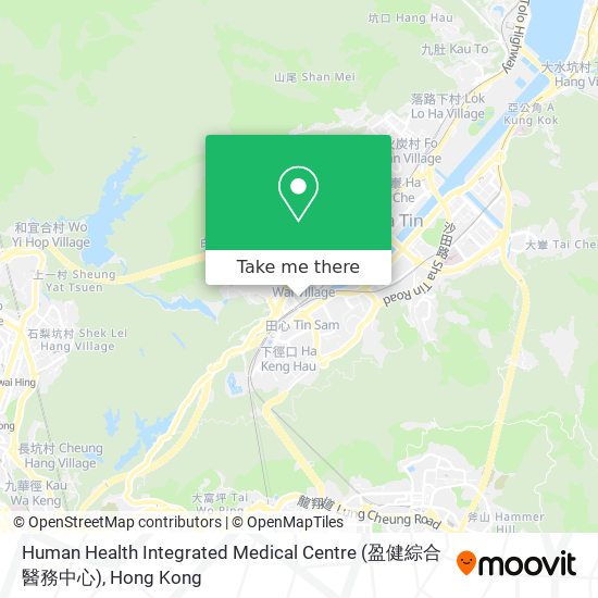 Human Health Integrated Medical Centre (盈健綜合醫務中心) map