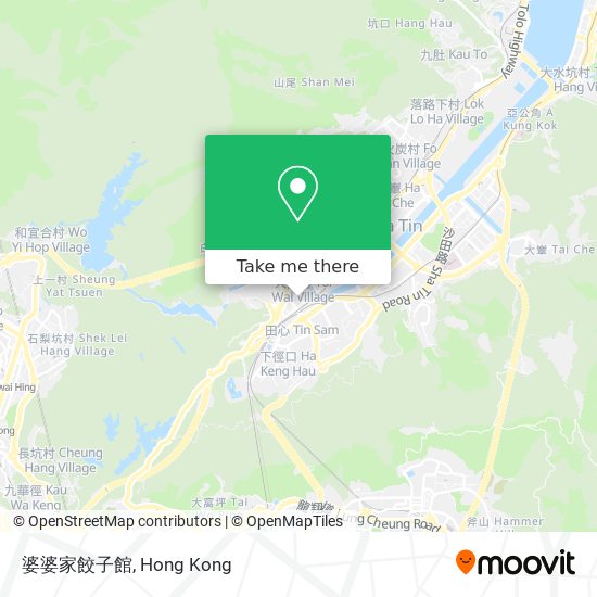 婆婆家餃子館 map