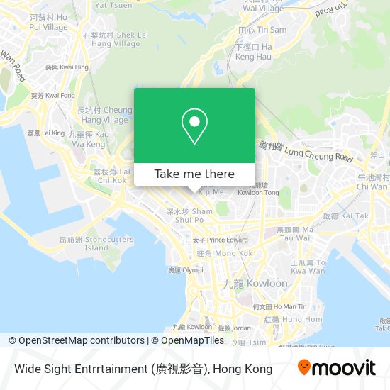 Wide Sight Entrrtainment (廣視影音) map