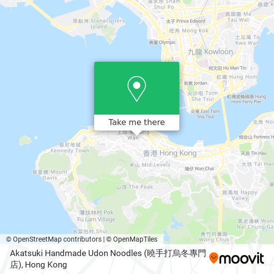 Akatsuki Handmade Udon Noodles (曉手打烏冬專門店) map