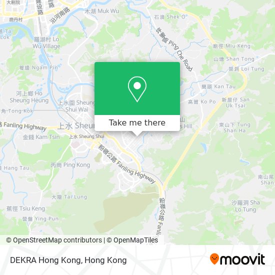 DEKRA Hong Kong map