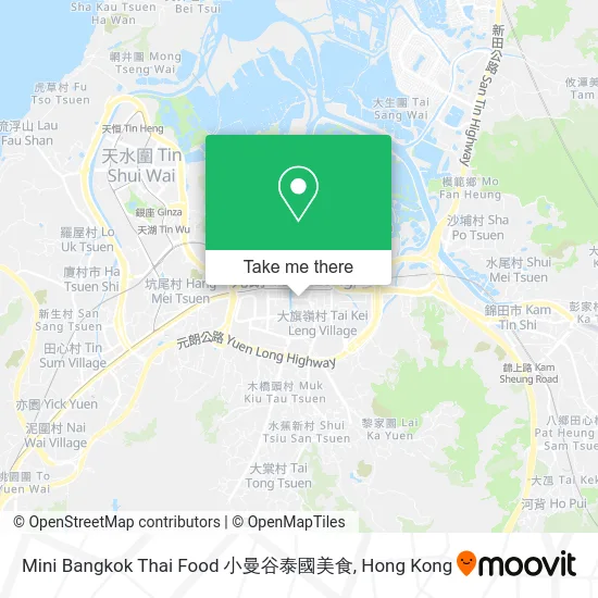 Mini Bangkok Thai Food 小曼谷泰國美食 map