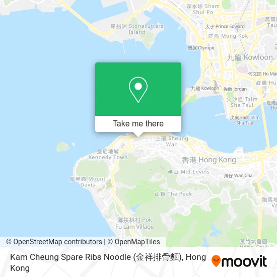 Kam Cheung Spare Ribs Noodle (金祥排骨麵) map
