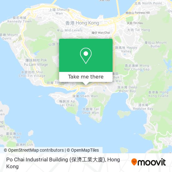 Po Chai Industrial Building (保濟工業大廈)地圖