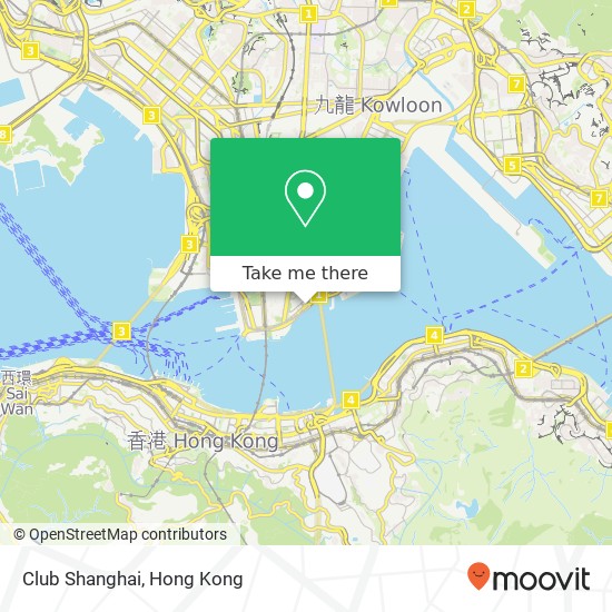 Club Shanghai map