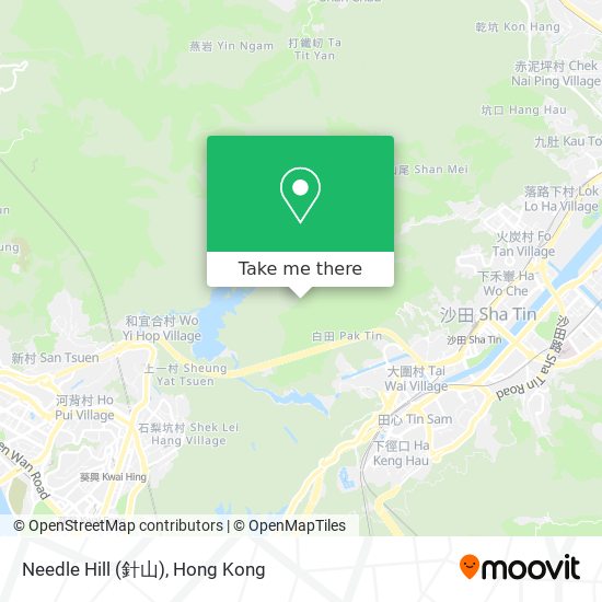 Needle Hill (針山)地圖