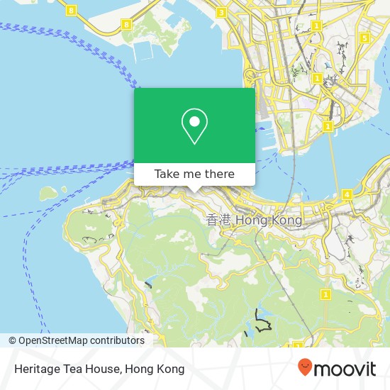 Heritage Tea House map