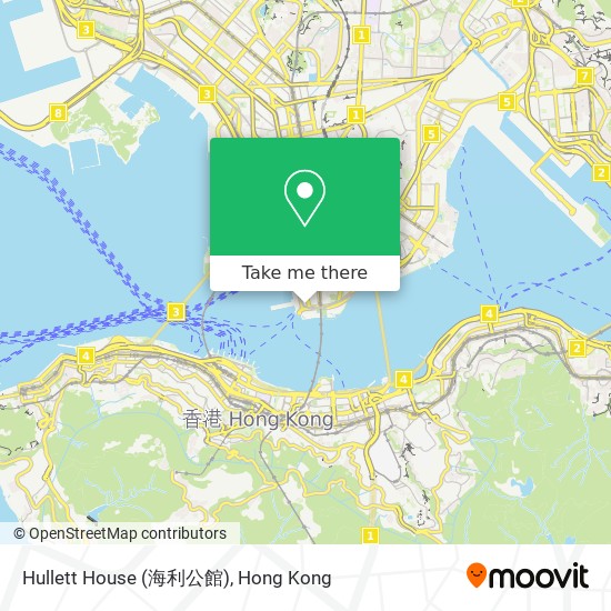 Hullett House (海利公館) map
