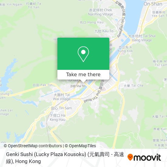 Genki Sushi (Lucky Plaza Kousoku) (元氣壽司 - 高速線)地圖