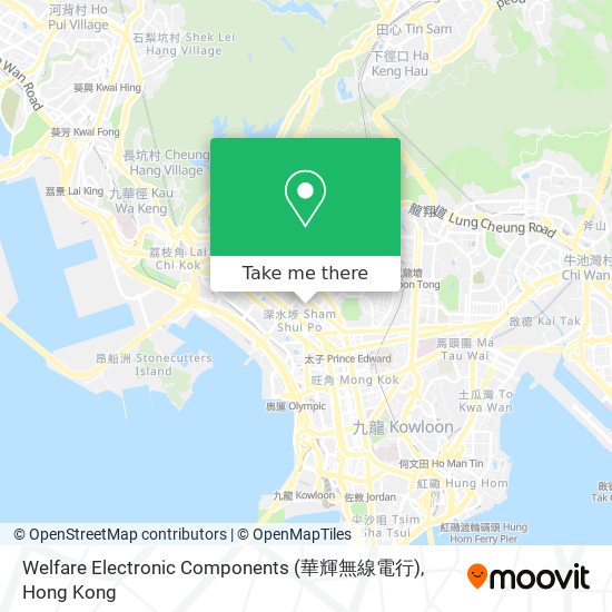 Welfare Electronic Components (華輝無線電行) map
