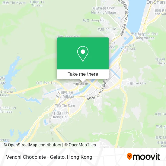 Venchi Chocolate - Gelato map