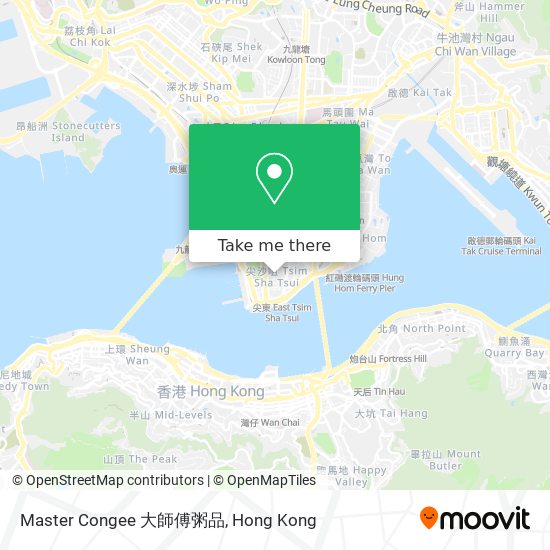 Master Congee 大師傅粥品 map