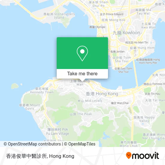 香港俊華中醫診所地圖