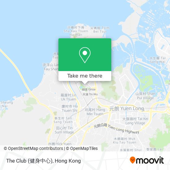 The Club (健身中心) map