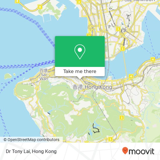 Dr Tony Lai map