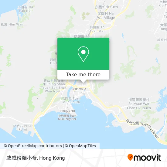 威威粉麵小食地圖