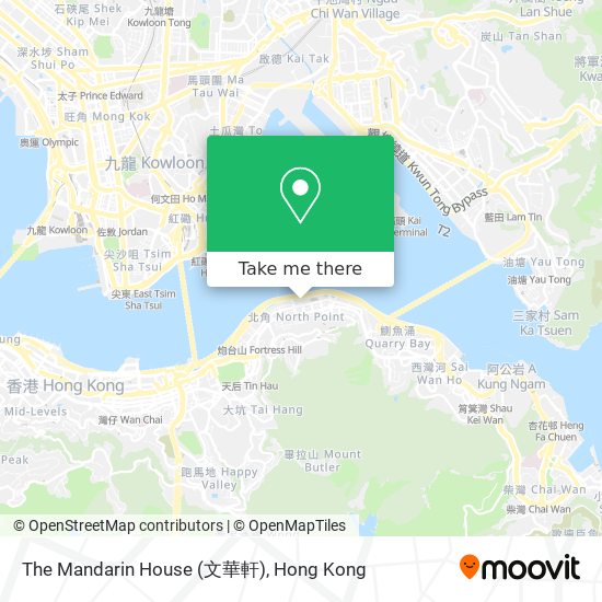 The Mandarin House (文華軒) map