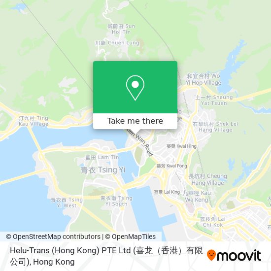 Helu-Trans (Hong Kong) PTE Ltd (喜龙（香港）有限公司) map
