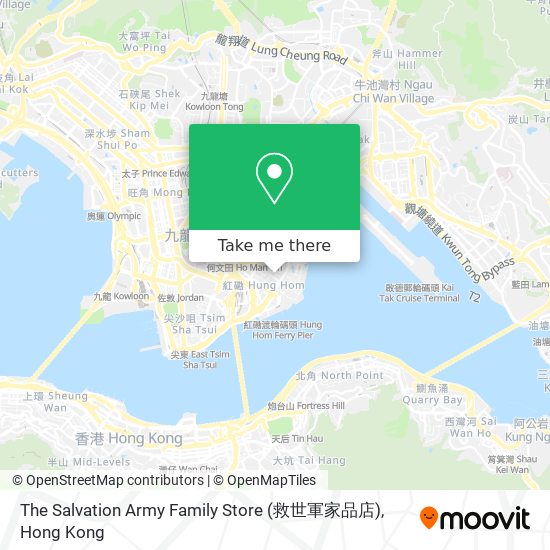 The Salvation Army Family Store (救世軍家品店) map