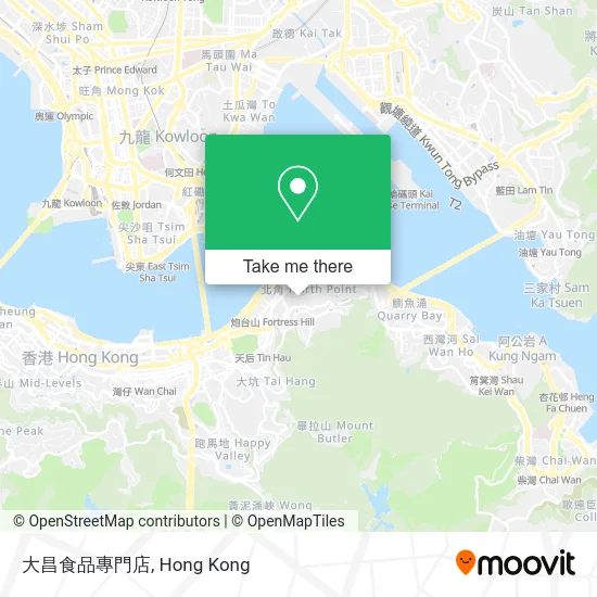 大昌食品專門店 map