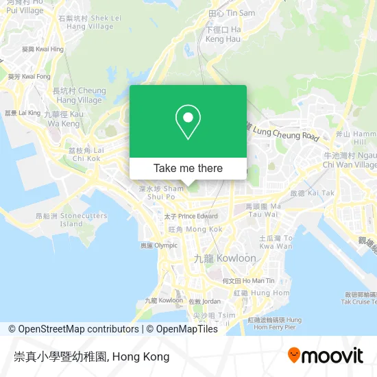 崇真小學暨幼稚園地圖