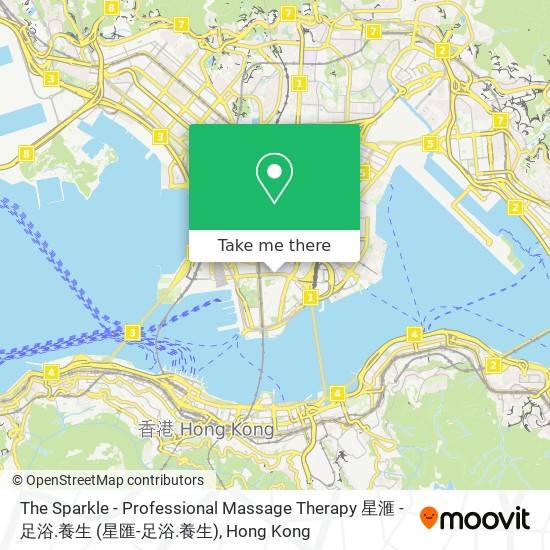 The Sparkle - Professional Massage Therapy 星滙 - 足浴.養生 (星匯-足浴.養生) map