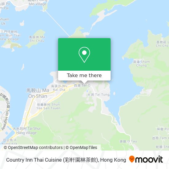 Country Inn Thai Cuisine (彩軒園林茶館) map