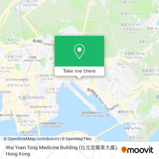 Wai Yuen Tong Medicine Building (位元堂藥業大廈)地圖