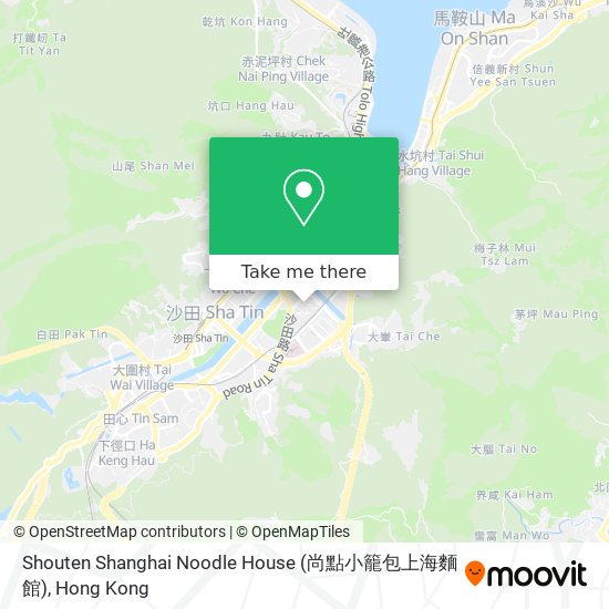 Shouten Shanghai Noodle House (尚點小籠包上海麵館)地圖