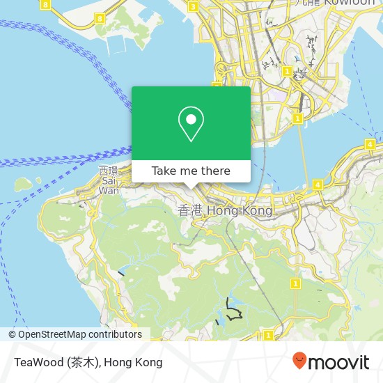 TeaWood (茶木) map