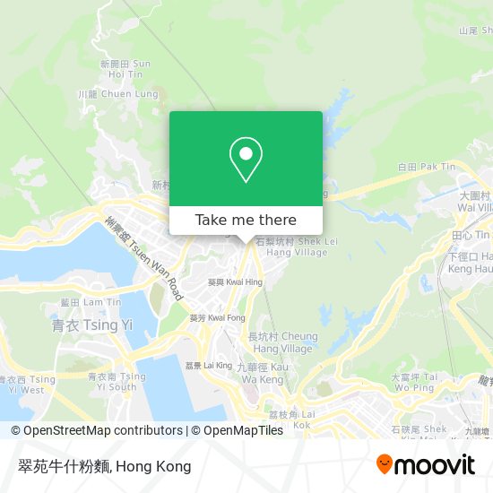 翠苑牛什粉麵 map