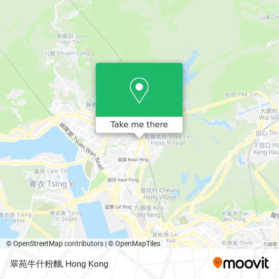 翠苑牛什粉麵地圖