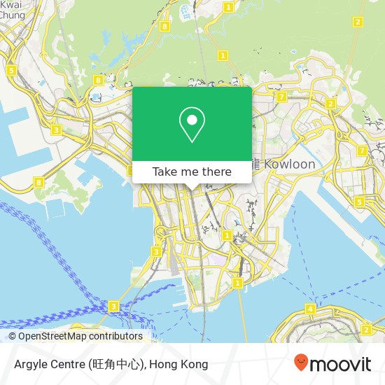 Argyle Centre (旺角中心) map