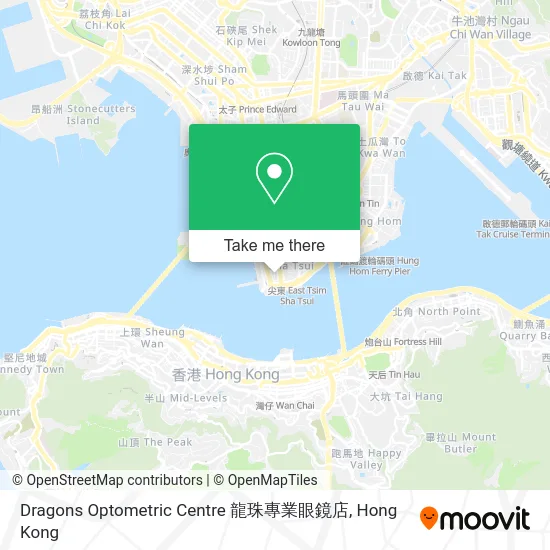 Dragons Optometric Centre 龍珠專業眼鏡店 map