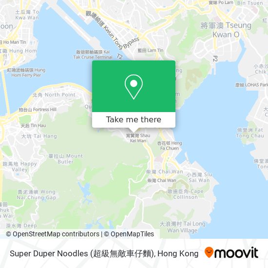 Super Duper Noodles (超級無敵車仔麵) map