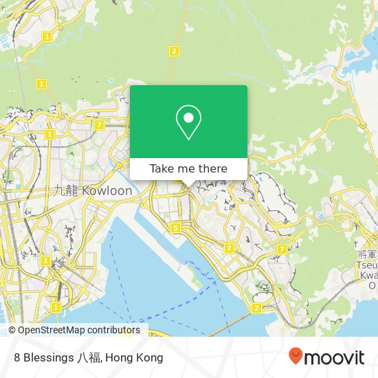 8 Blessings 八福 map