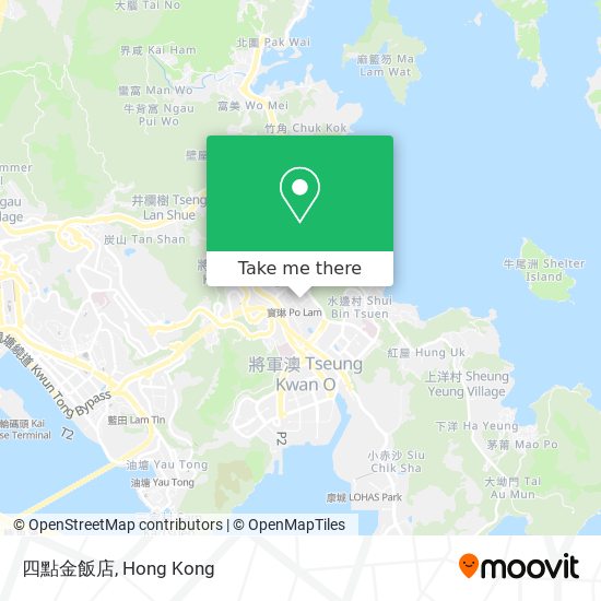 四點金飯店 map