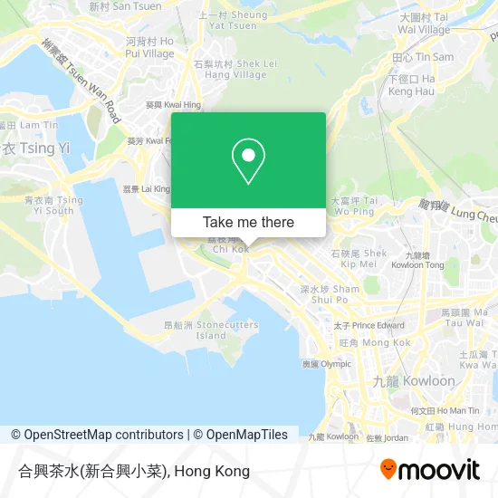合興茶水(新合興小菜)地圖