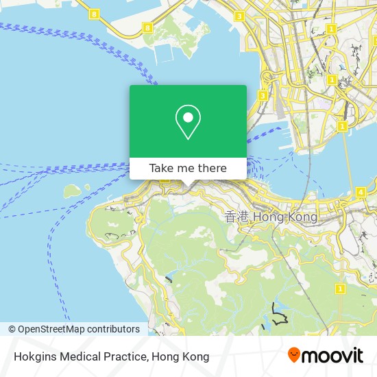 Hokgins Medical Practice map