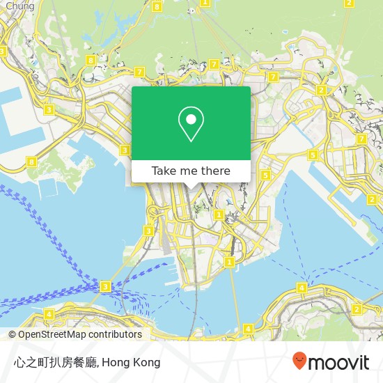心之町扒房餐廳 map