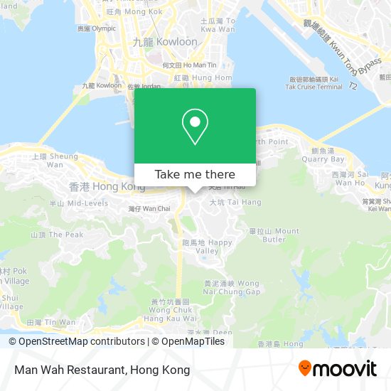 Man Wah Restaurant map