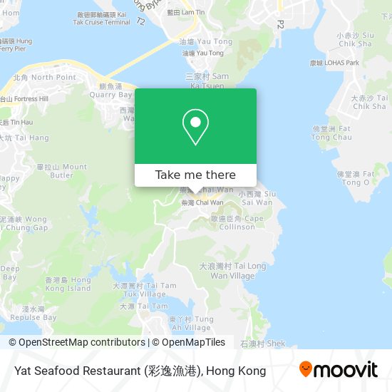 Yat Seafood Restaurant (彩逸漁港) map