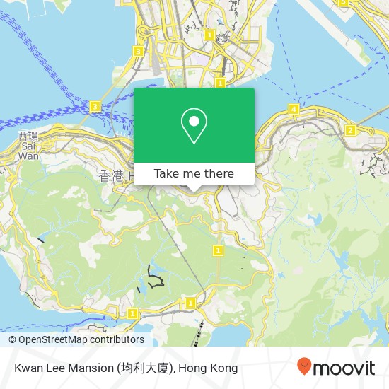 Kwan Lee Mansion (均利大廈) map