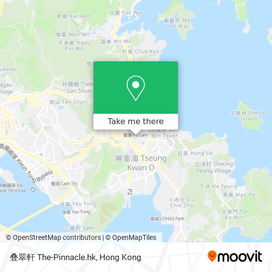 叠翠軒 The-Pinnacle.hk map
